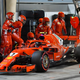 Kimi Räikkönen on pit road during the Bahrain Grand Prix.